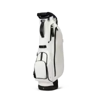 Vessel Lux Stand White — Sac trépied golf cuir synthétique Crosshatch Rotator Stand carbone