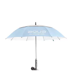 Parapluie Big Max Aqua UV Double Canopy Ice Blue White Peach