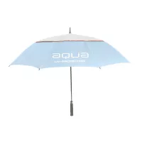 Parapluie Big Max Aqua UV Double Canopy Ice Blue White Peach