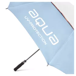 Parapluie Big Max Aqua UV Double Canopy Ice Blue White Peach