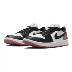 Chaussures Nike Air Jordan 1 Low G White Black Rust Pink
