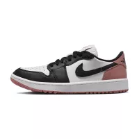 Chaussures Nike Air Jordan 1 Low G White Black Rust Pink