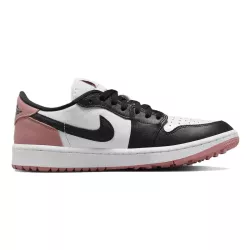 Chaussures Nike Air Jordan 1 Low G White Black Rust Pink