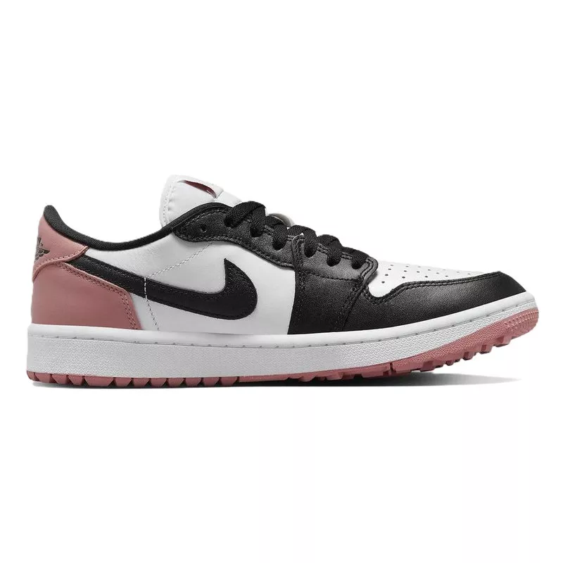 Chaussures Nike Air Jordan 1 Low G White Black Rust Pink