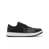 Chaussures Nike Air Jordan 1 Low G Black Croco