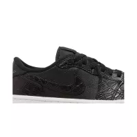 Chaussures Nike Air Jordan 1 Low G Black Croco