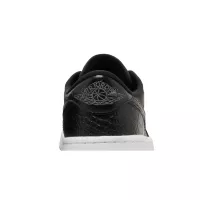 Chaussures Nike Air Jordan 1 Low G Black Croco