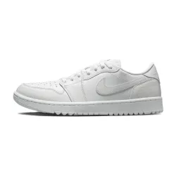 Chaussures Nike Air Jordan 1 Low G White Platinium