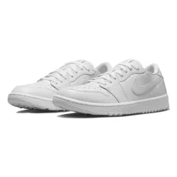Chaussures Nike Air Jordan 1 Low G White Platinium