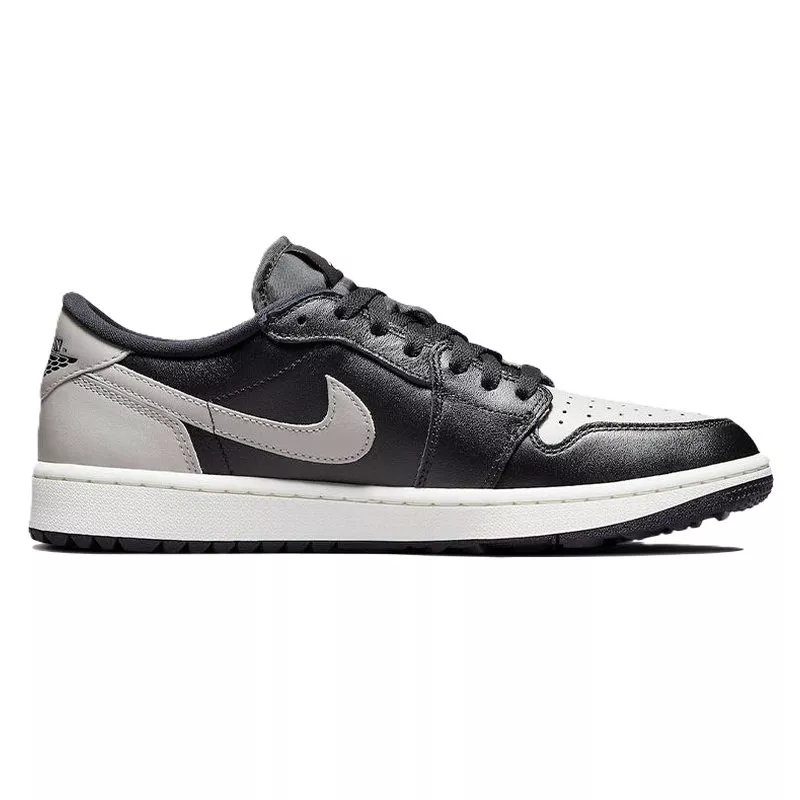 Chaussures Femmes Nike Air Jordan 1 Low G Black Medium Grey Sail