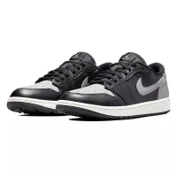 Chaussures Femmes Nike Air Jordan 1 Low G Black Medium Grey Sail