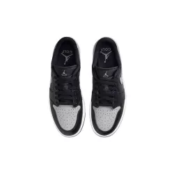 Chaussures Femmes Nike Air Jordan 1 Low G Black Medium Grey Sail