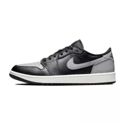 Chaussures Femmes Nike Air Jordan 1 Low G Black Medium Grey Sail