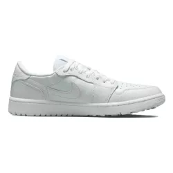 Chaussures Femmes Nike Air Jordan 1 Low G White Platinium