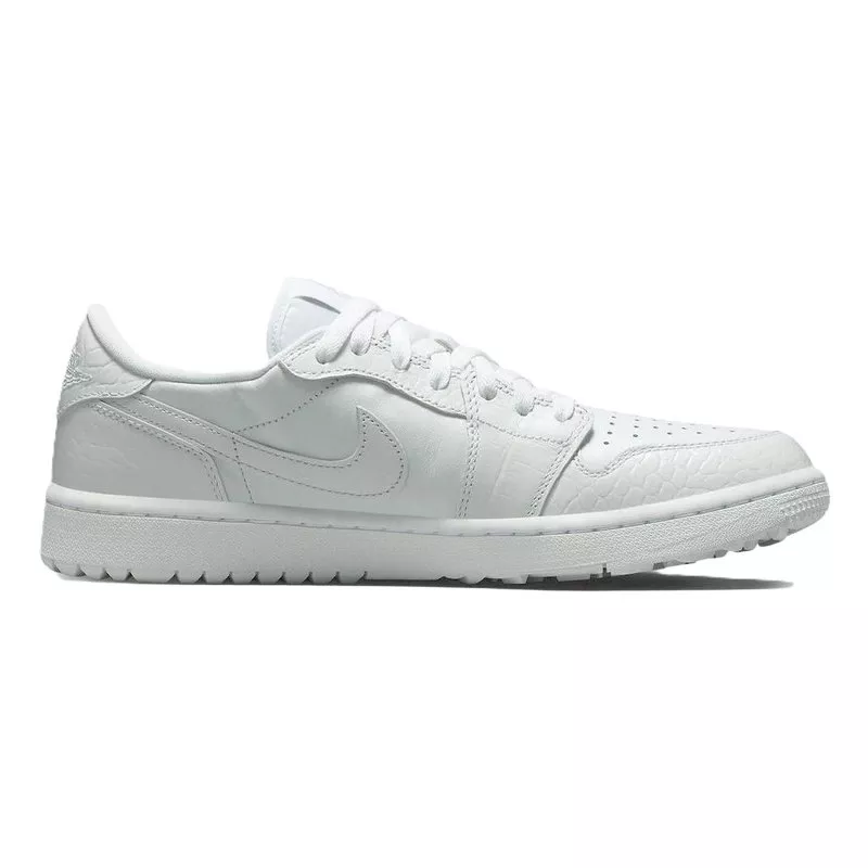 Chaussures Femmes Nike Air Jordan 1 Low G White Platinium