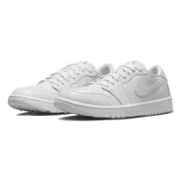 Chaussures Femmes Nike Air Jordan 1 Low G White Platinium
