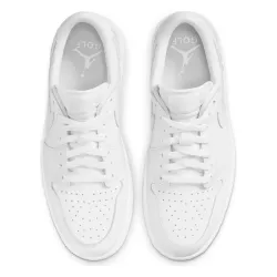 Chaussures Femmes Nike Air Jordan 1 Low G White