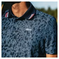Polo Miura Woody Tech Pique Polo Twilight