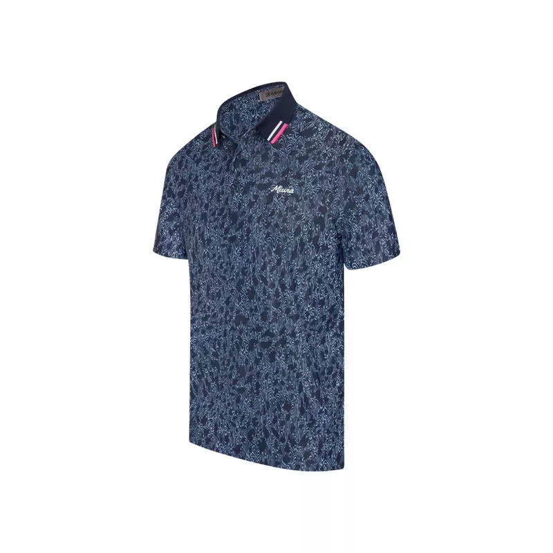 Polo Miura Woody Tech Pique Polo Twilight
