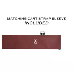Lux Pro Cart II Merlot | Sac de Golf Chariot Luxe VESSEL Bordeaux
