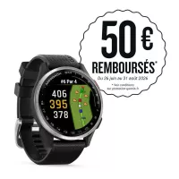 Montre GPS Garmin Approach S44 Black Silver