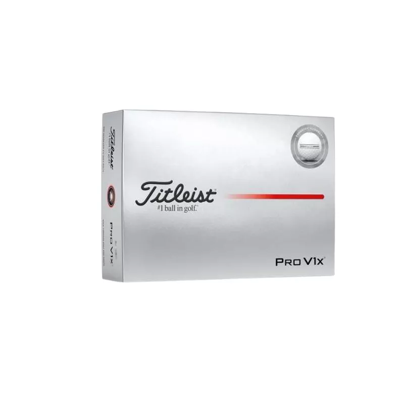 Balles Titleist Pro V1X Enhanced Alignment White