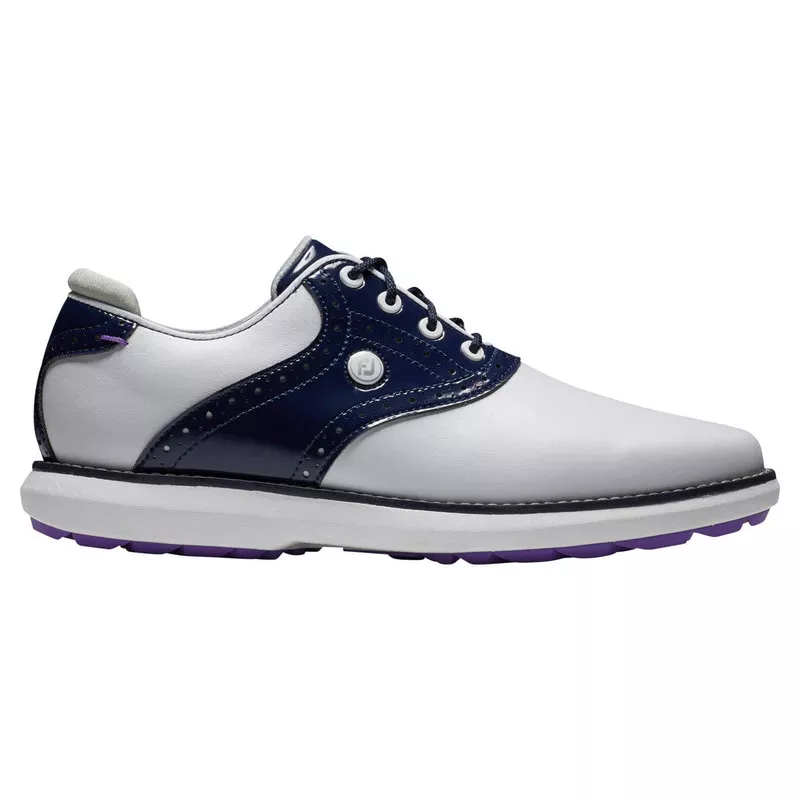 Chaussures Femmes Footjoy FJ Traditions SL White Navy Purple