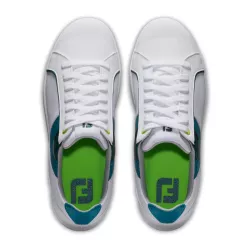 Chaussures Femmes Footjoy FJ Links White Green Blue