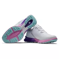Chaussures Femmes Footjoy FJ Fuel Sport White Purple Pink