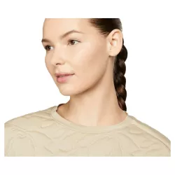 Sweat Femme Nike Dri-Fit Midlayer Stone