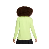 Sweat Femme Nike Dri-Fit Advantage UV 1/2 Zip Top Lime
