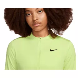 Sweat Femme Nike Dri-Fit Advantage UV 1/2 Zip Top Lime