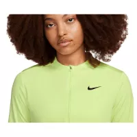 Sweat Femme Nike Dri-Fit Advantage UV 1/2 Zip Top Lime