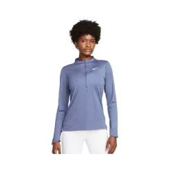 Sweat Femme Nike Dri-Fit Advantage UV 1/2 Zip Top Blue