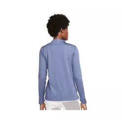 Sweat Femme Nike Dri-Fit Advantage UV 1/2 Zip Top Blue