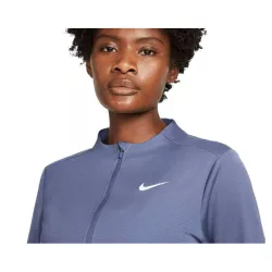 Sweat Femme Nike Dri-Fit Advantage UV 1/2 Zip Top Blue