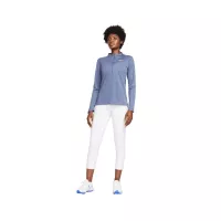 Sweat Femme Nike Dri-Fit Advantage UV 1/2 Zip Top Blue