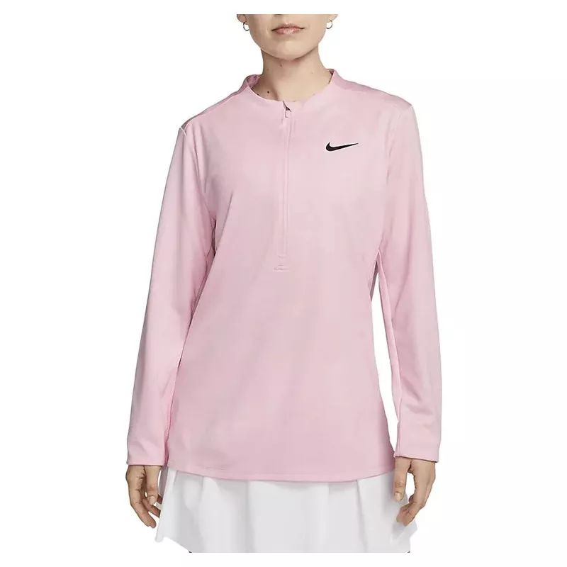 Sweat Femme Nike Dri-Fit Advantage UV 1/2 Zip Top Soft Pink