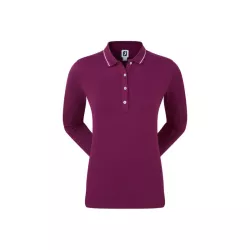 Polo Manches Longues Femme Footjoy Thermolite Burgundy