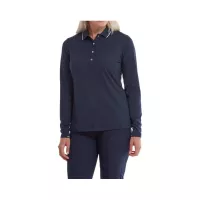 Polo Manches Longues Femme Footjoy Thermolite Navy