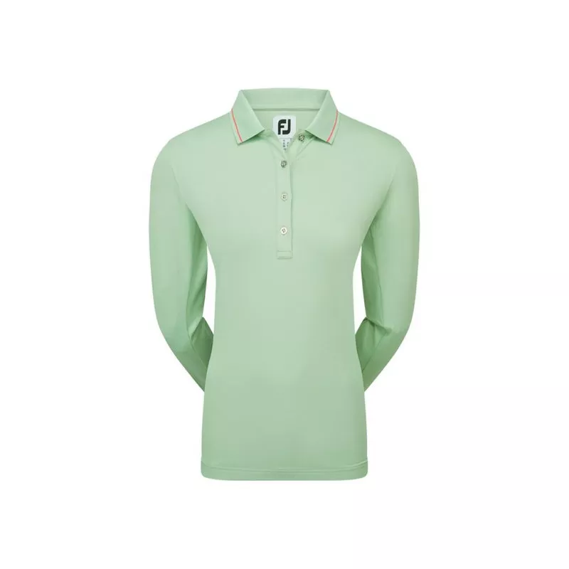 Polo Manches Longues Femme Footjoy Thermolite Green Sage