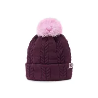 Bonnet Femme Footjoy Cable Knit Bubble Frog Fig Pink