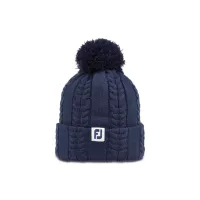 Bonnet Femme Footjoy Cable Knit Bubble Frog Navy