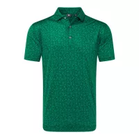 Polo Footjoy Print Floral Lisle Field Green