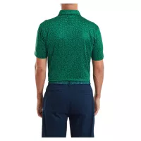 Polo Footjoy Print Floral Lisle Field Green