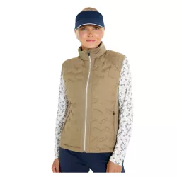 Veste Sans Manches Femme Abacus Portrush Hybrid Vest FW26 Taupe