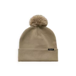 Bonnet Femme Abacus Edison Knitted Hat FW26 Taupe