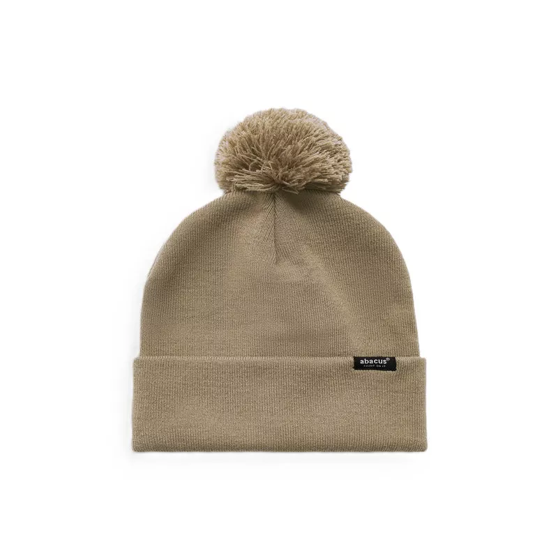 Bonnet Femme Abacus Edison Knitted Hat FW26 Taupe