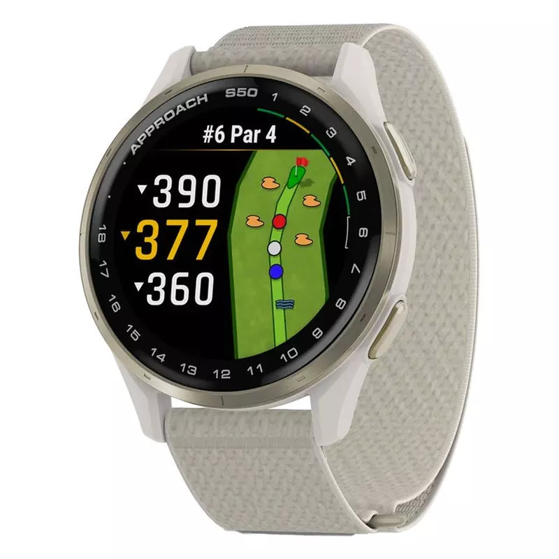 Garmin Approach S50 - Montre GPS golf AMOLED et suivi santé