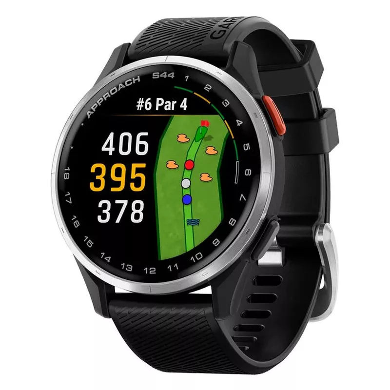 Montre GPS Garmin Approach S44 Black Silver